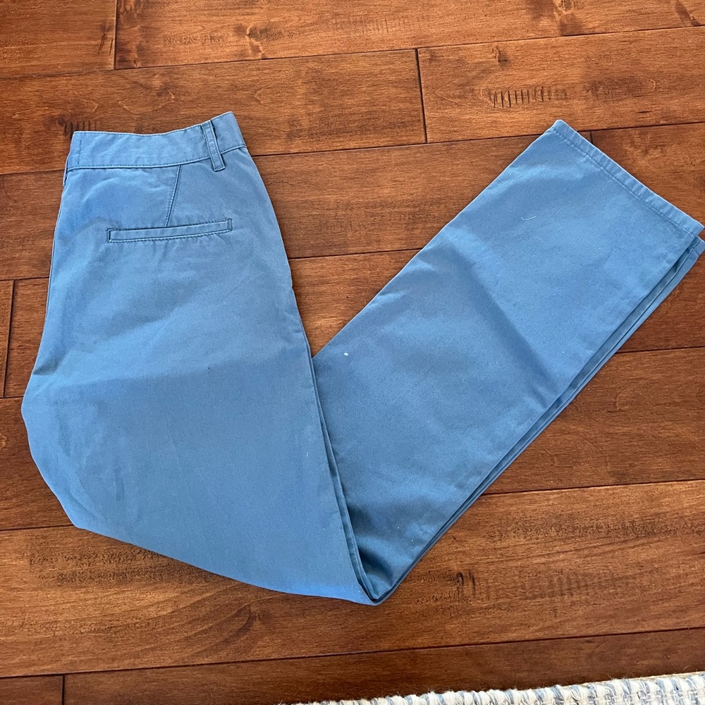 Topman men’s blue slim Chino pants, waist 32